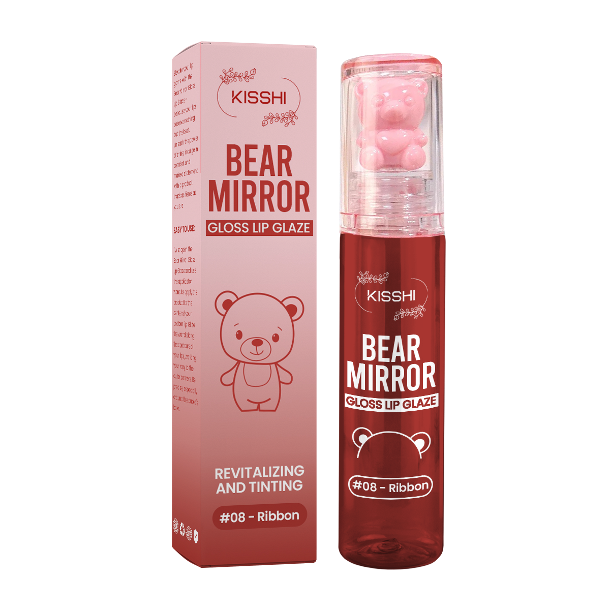 Christmas Offer🎄 KISSHI™ Bear Mirror Gloss Lip Glaze