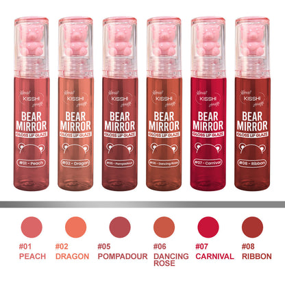 Christmas Offer🎄 KISSHI™ Bear Mirror Gloss Lip Glaze